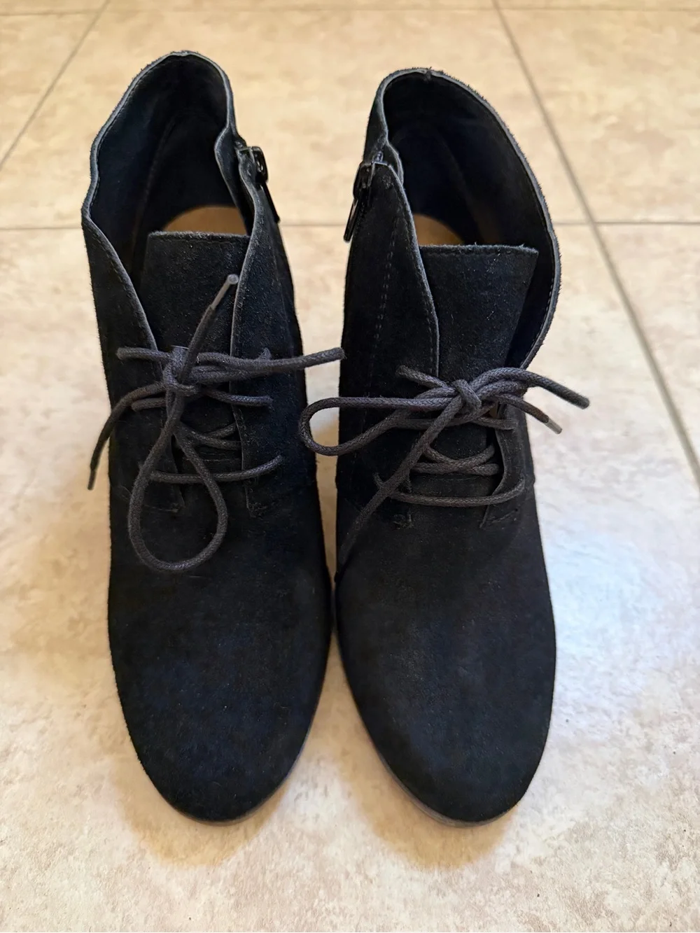 Lucky Brand Black Ankle Booties